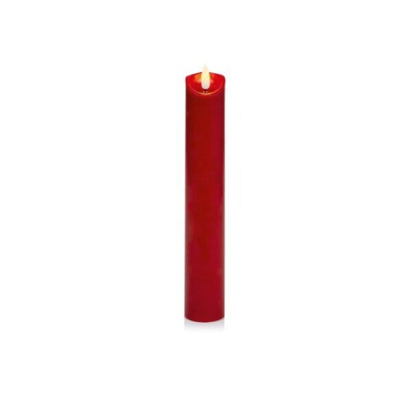 RED PILLAR CANDLE 30X5CM