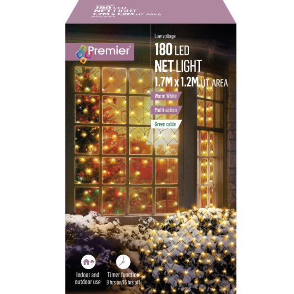 NET LIGHT 180L WARM WHTE 1.75X1.2M