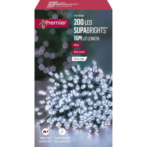 SUPABRIGHTS 200L TIMER WHITE