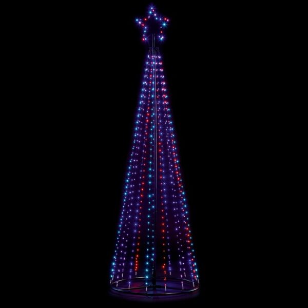 PYRAMID TREE 4M BLK PIN WIRE