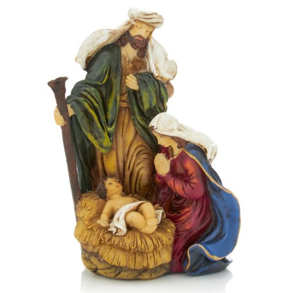 HOLY FAMILY NATIVITY 14 X 10CM