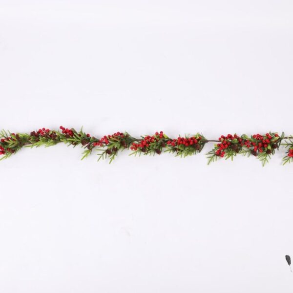 CRIMSON BERRY GARLAND 180CM