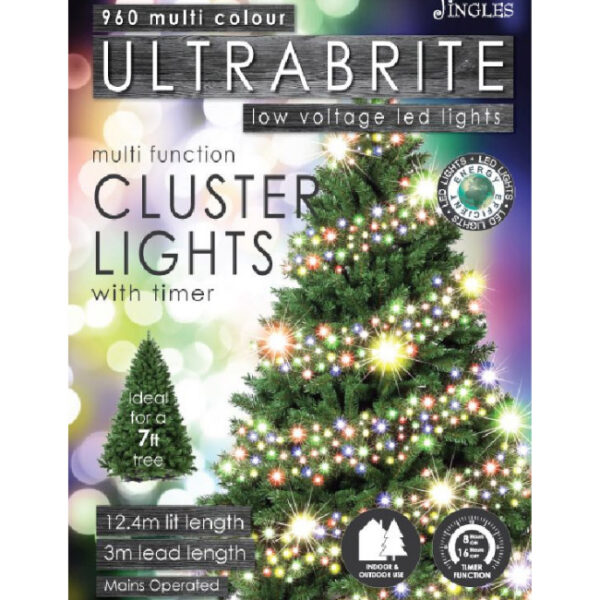 CLUSTER LIGHT MF-7' 960 MULTI COL LED