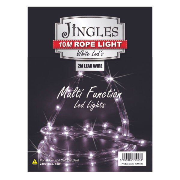 ROPE LIGHT 10M LED MULTI ACTION WHITE