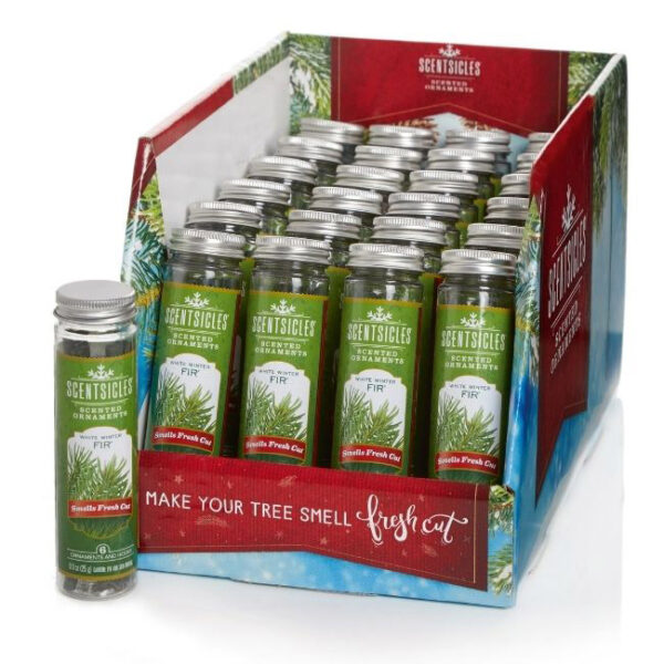 WHITE WINTER FIR SCENTSICLES 6 PIECE BOTTLE