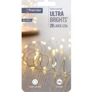 20 LED ULTRABRIGHTS WHITE 96PCS