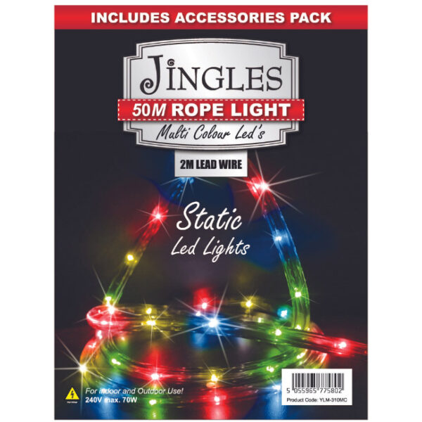 ROPE LIGHT 50M LED STATIC COLOUR