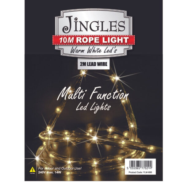 ROPE LIGHT 10M LED MULTI ACTION W WHITE