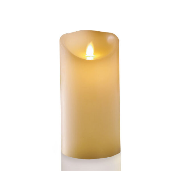 DANCING FLAME CREAM 23CM BATTERY OPERATED