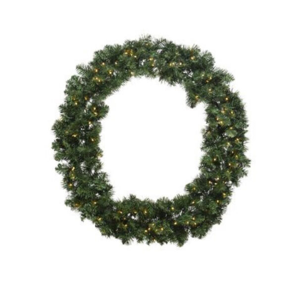 IMPERIAL WREATH BATT OP 50 WW LED OUTDOOR