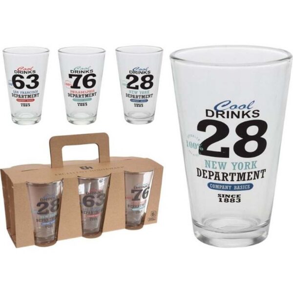 COOL DRINKS DESIGNED GLASSES SET