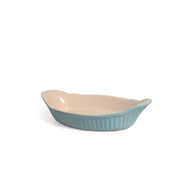 JOMAFE GRATIN DISH 23CM DUCK EGG BLUE