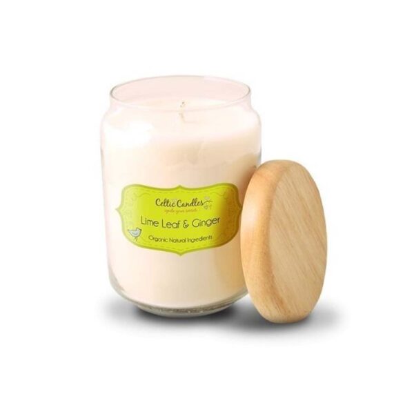 CELTIC CANDLES POP JAR LIME LEAF & GINGER