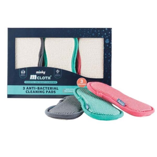 MINKY M CLOTH ANTI - BAC CLEANING PADS