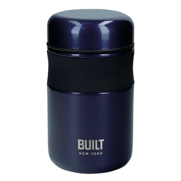 BUILT MINDFUL FOOD FLASK 490ML BLUE