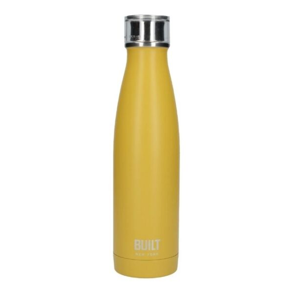 BUILT DRINKS BOTTLE 500ML MUSTARD