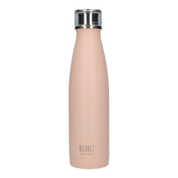 BUILT DRINKS BOTTLE 500ML PALE PINK