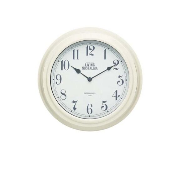 KITCHEN CRAFT LIVING NOSTALGIA CLOCK CREAM