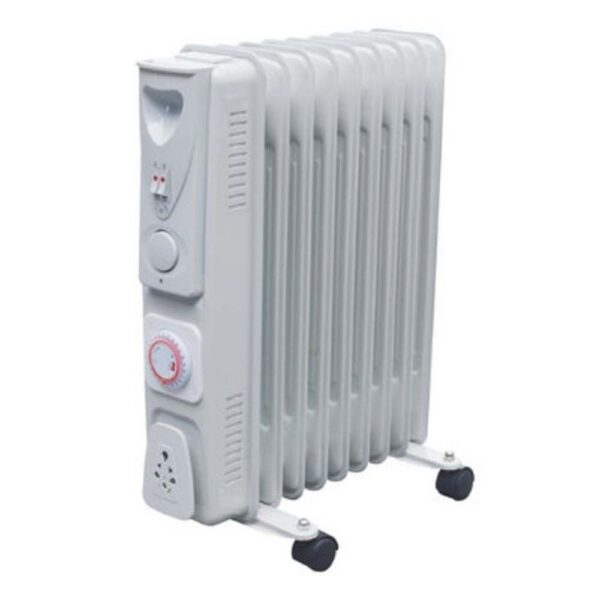 9 FIN OIL FILLED RADIATOR WITH TIMER 2000 WATT - Image 2