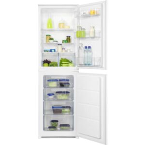 ZANUSSI INTEGRATED FRIDGE FREEZER 163/106 LITRE ZNFN18FS5