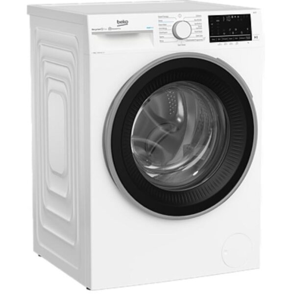 BEKO 8KG IRONFAST RECYCLED TUB BLUETOOTH WASHING MACHINE B3W5841IW