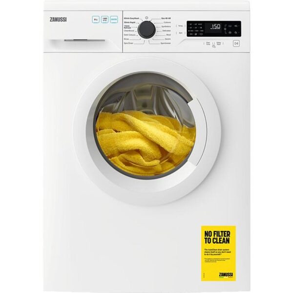 ZANUSSI 8KG WASHING MACHINE ZWF844B4PW