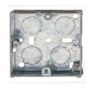 PHOENIX 1 GANG FLUSH METAL BOX 25MM