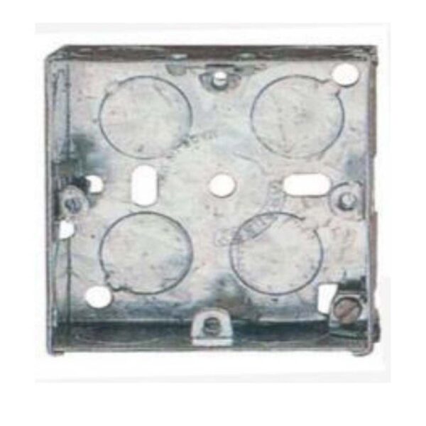 PHOENIX 1 GANG FLUSH METAL BOX 25MM