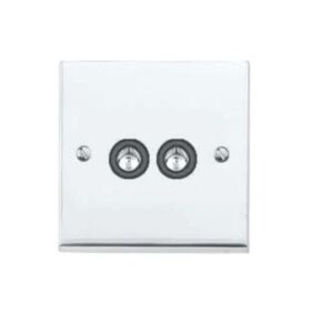 PHOENIX DOUBLE FLUSH TV SOCKET