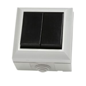 PHOENIX DAMP PROOF SWITCH 2 GANG