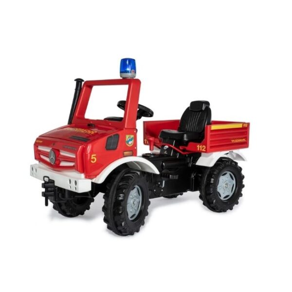 ROLLY FIRE UNIMOG WITH GEARS & BRAKE