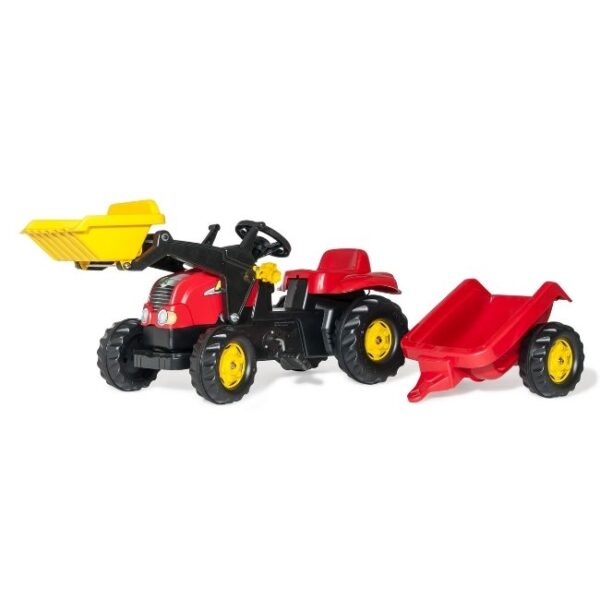 ROLLY MASSEY FERGUSON WITH TRACTOR, LOADER & TRAILER