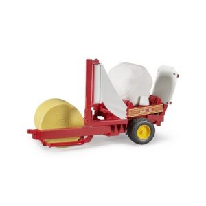 BRUDER ROUND BALE WRAPPER & BALES