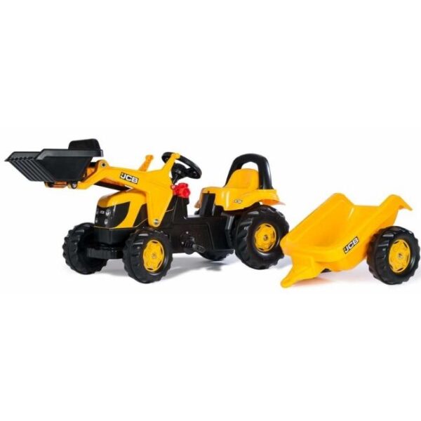ROLLY KID JCB TRACTOR & TRAILER & LOADER