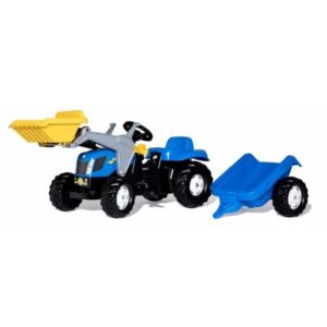 ROLLY NEW HOLLAND T 7040 TRACTOR WITH LOADER & TRAILER