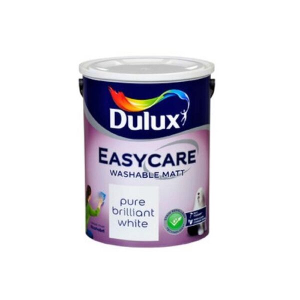 DULUX EASYCARE PURE BRILLIANT WHITE 5LTR
