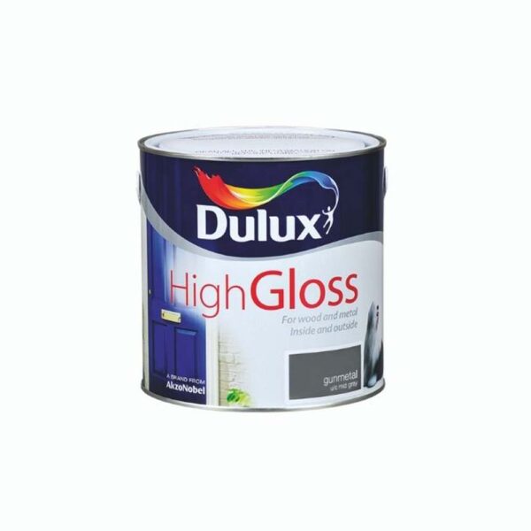 DULUX HIGH GLOSS GUNMETAL 2.5LTR