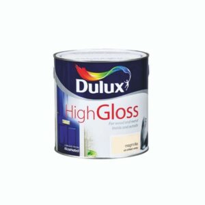 DULUX HIGH GLOSS MAGNOLIA 2.5LTR