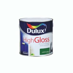DULUX HIGH GLOSS SHEFFIELD GREEN 2.5LTR