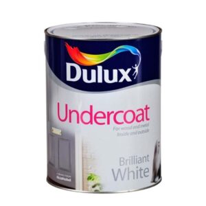 DULUX UNDERCOAT PURE BRILLIANT WHITE 5LTR