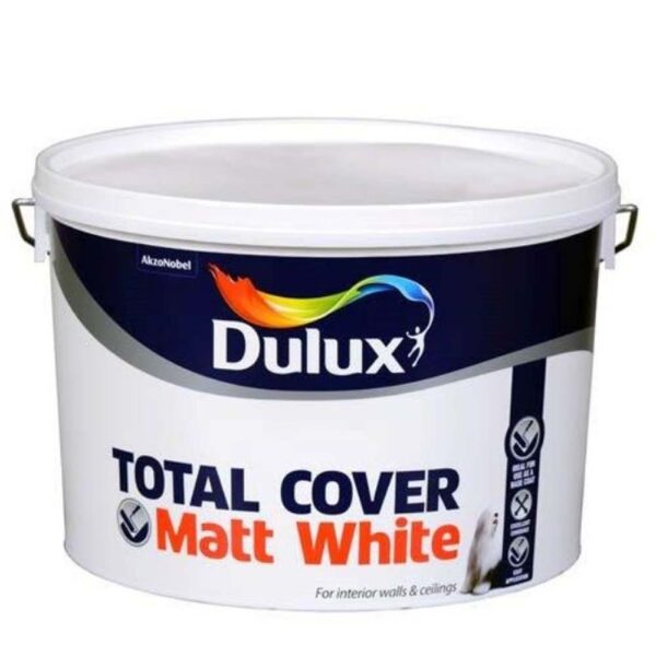 DULUX TOTAL COVER PURE BRILLIANT WHITE 10LTR