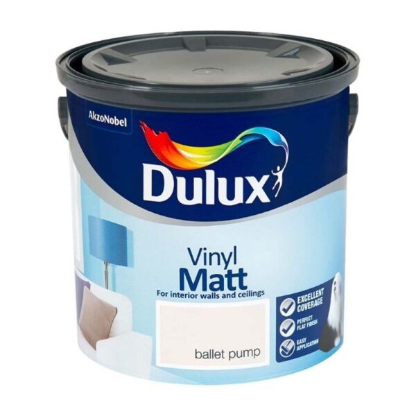 DULUX VINYL MATT BALLET PUMP 2.5LTR