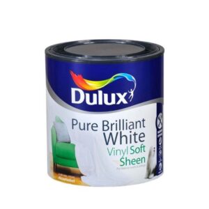 DULUX VINYL SOFT SHEEN PURE BRILLANT WHITE 1 LTR