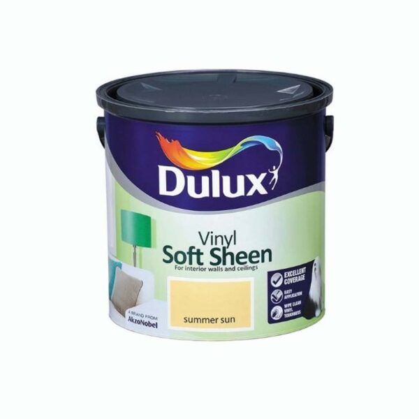 DULUX VINYL SOFT SHEEN SUMMER SUN 2.5LTR
