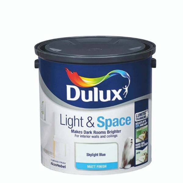 DULUX LIGHT AND SPACE SKYLIGHT BLUE 2.5LTR