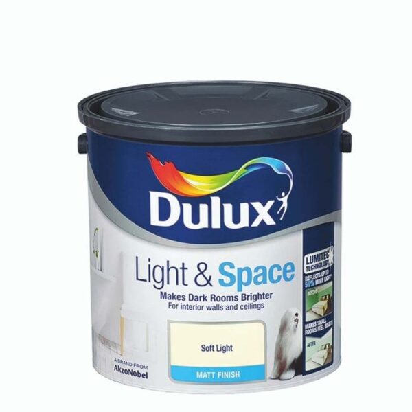 DULUX LIGHT AND SPACE SOFT LIGHT 2.5LTR