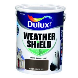 DULUX WEATHERSHIELD BITTER CHOCOLATE 5LTR