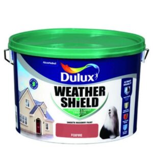 DULUX WEATHERSHIELD FOXFIRE 10LTR