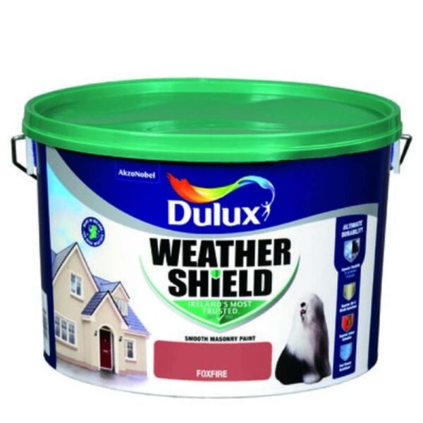 DULUX WEATHERSHIELD FOXFIRE 10LTR