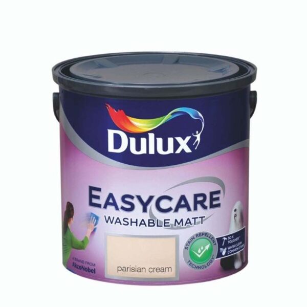 DULUX EASYCARE WASHABLE MATT PARISIAN CREAM 2.5LTR